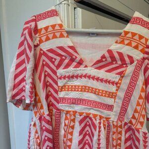 Old Navy Jacquard Mini Swing Dress